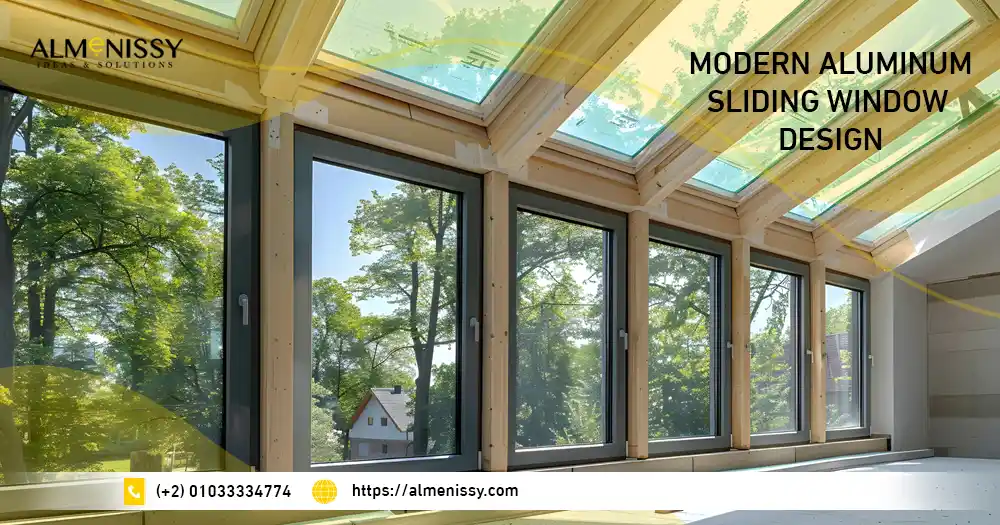 modern aluminum sliding window design